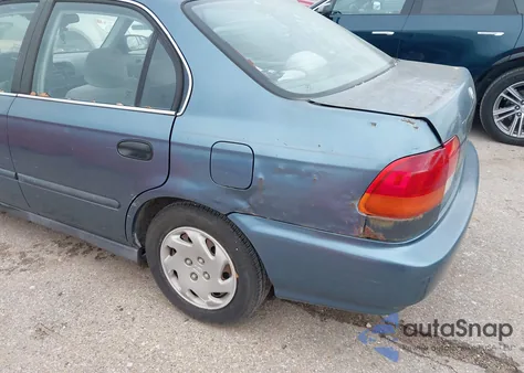 1997 Honda Civic Lx из США, поврежденный, VIN 1HGEJ6676VL030184